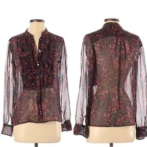 🌼J.Crew 100% SILK Dress Shirt Size 2